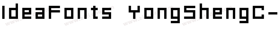 IdeaFonts YongShengC字体转换